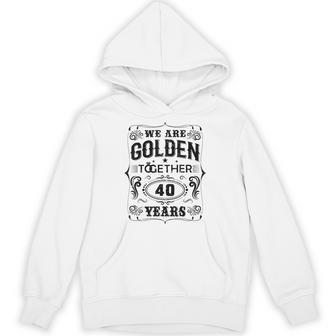 私たちは一緒にゴールデンです 40周年結婚40周年 パーカー - Kawaiitshirt