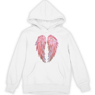 背面にグラフィックデザインの天使の羽。 パーカー - Kawaiitshirt