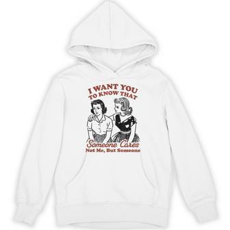 誰かが私ではなく誰かを気にかけていることを知ってほしい パーカー - Kawaiitshirt
