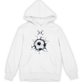 韓国サッカーファン 韓国フットボール ひび割れた壁 パーカー - Kawaiitshirt