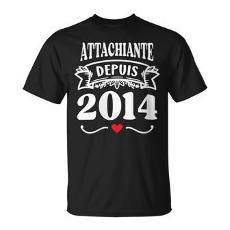 10 Ans Idée Cadeau Drole Anniversaire Attachiante Fille 2014 T-Shirt - Cadeauxyz