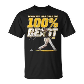 100 Beast Manny Machadoan Diego Mlbpa Tシャツ - Kawaiitshirt