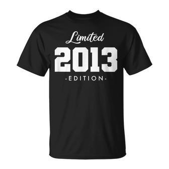 13 Jahre Jahrgang 2013 Limited Edition 13 Geburtstag T-Shirt - Seseable