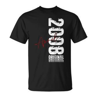 18 Cumpleaños Hombre Regalo Abril 2008 Camiseta unisex - Regaloses
