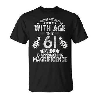 1962年生まれの男性の61歳の誕生日 Tシャツ - Kawaiitshirt