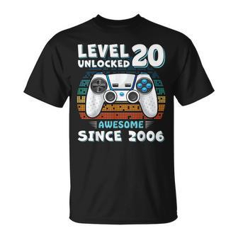 20 Year Old Bday Decorations Boy 20Yr 2006 20Th Birthday T-Shirt - Thegiftio UK