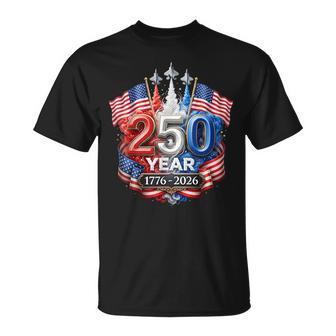 250 Years American 250Th Anniversary Patriotic Usa 4Th July T-Shirt - Monsterry