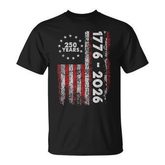 250Th Anniversary Usa Flag 4Th Of July 250 Anniversary Usa T-Shirt | Mazezy