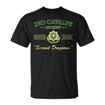 2Nd Cavalry Regiment Veteran Military Father Day T-Shirt - Thegiftio UK