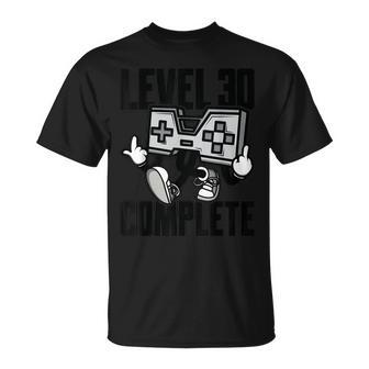 30歳の誕生日に贈るレベル30コンプリート衣装 30年目のゲーマー Tシャツ - Kawaiitshirt