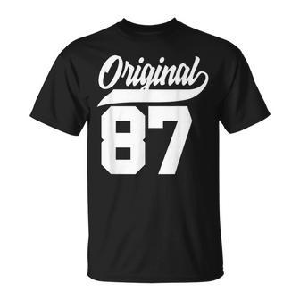 39Geburtstag Geschenk Mann Frau Original Jahrgang 1987 T-Shirt - Seseable