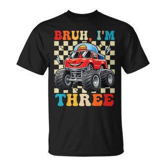 3Rd Birthday Monster Truck 3 Year Old Boys 3Rd Party Boys T-Shirt - Thegiftio UK