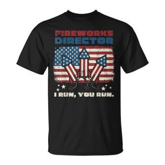 4Th Of July Fireworks Director Us Flag Patriotic Women T-Shirt - Thegiftio UK