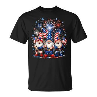 4Th Of July Gnomes T-Shirt - Thegiftio UK