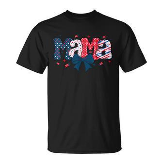 4Th July Mama Coquette Independence Day Mama 4Th Of July Day T-Shirt - Thegiftio UK