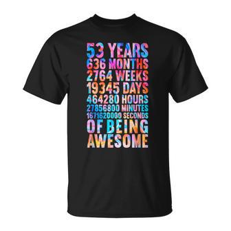 53歳の誕生日の面白いシャツ オールドメーター 面白い53歳ギフト Tシャツ - Kawaiitshirt
