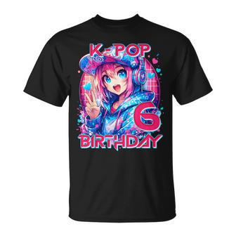 6 Anni Di Compleanno K Pop Bambini 6° Compleanno Ragazze K-Pop Maglietta - Novitaregali