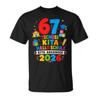 67 Tschüss Kita Hallochule 2026 Kinder T-Shirt - Seseable