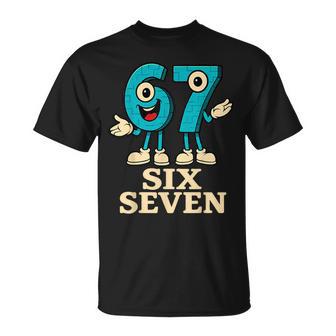 67 シックスセブン 6-7 面白いイタリアンブレインロットスラングゲームミーム Tシャツ - Kawaiitshirt