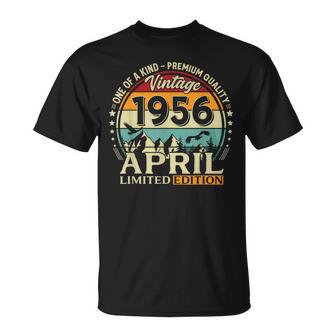 70 Cumpleaños Hombre Regalo Abril 1956 Camiseta unisex - Regaloses