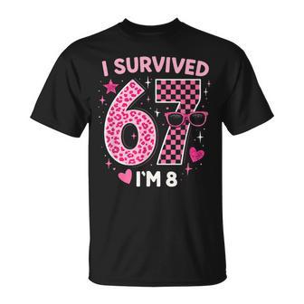 8 Year Old Girl Birthday 67 Meme Girls 8Th Birthday T-Shirt - Thegiftio UK
