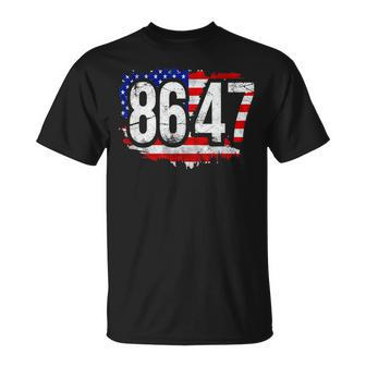 86 47 Anti Trump President Human Rights 8647 T-Shirt - Thegiftio UK