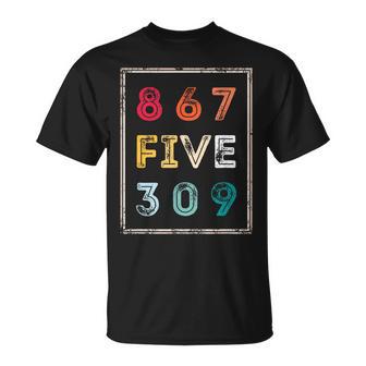 8675309 Nostalgique Et Drôle Des Années 80 Et 90 T-Shirt - Cadeauxyz
