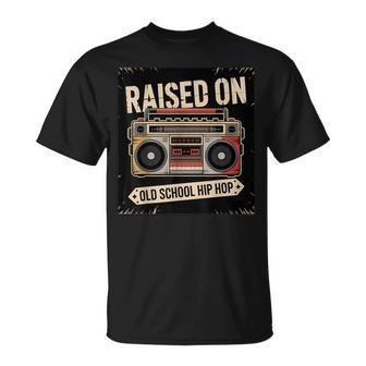 90S Hip Hop Gráfico Boombox Música Oldchool Hip Hop Rap Camiseta unisex - Regaloses