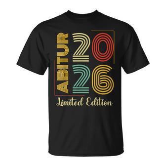 Abitur 2026 Geschafft Retro Abi Ak 26 T-Shirt - Seseable