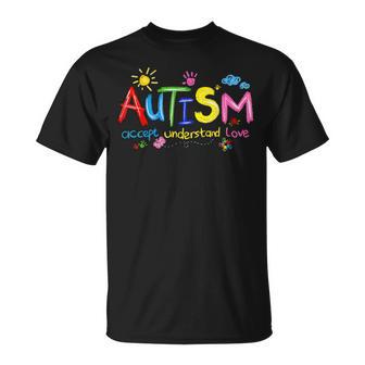 Accept Understand Love Support Autism Awareness Women T-Shirt - Monsterry