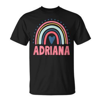 Adriana Nombre Personalizado Myth Legend Rosa Fiesta De Cumpleaños Camiseta unisex - Regaloses