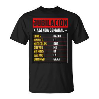 Agendaemanal Fiesta Jubilado Divertida Camiseta unisex - Regaloses