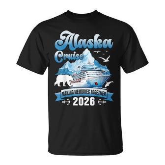 Alaska Cruise 2026 Family Friends Vacation Travel Matching T-Shirt - Monsterry