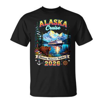 Alaska Cruise 2026 Grizzly Bear Nature Lover Souvenir T-Shirt | Mazezy