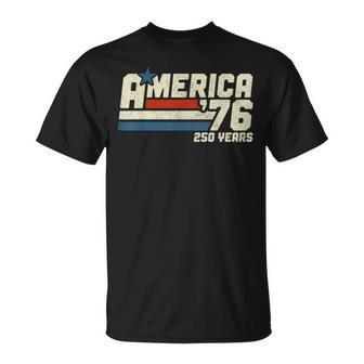 America Retro 250 Years 250Th Anniversary Usa 1776 2026 T-Shirt - Monsterry