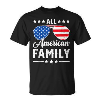 All American Family 4Th Of July Patriotic Usa Matching For Kids Men T-Shirt - Thegiftio UK