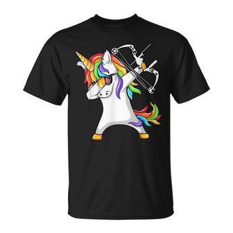 Amusant Pour Tir À L'arc Avec Licorne T-Shirt - Cadeauxyz