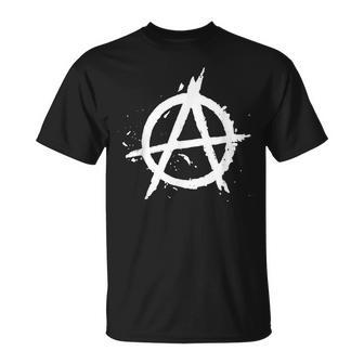 Anarchy Symbol Anarchy Punk Graffiti Punk Rock T-Shirt - Thegiftio UK