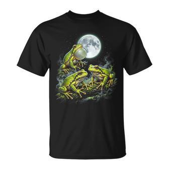 Animales Nocturnos Anfibios De Tres Ranas Camiseta unisex - Regaloses