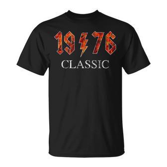 Anniversaire Classique Rock 1976 T-Shirt - Cadeauxyz