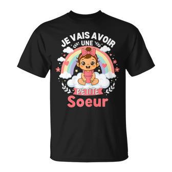 Annonce Grossesse Bientôt Jeais Avoir Une Petitoeur T-Shirt - Cadeauxyz