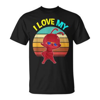 Ant Para Hombre Niño Diseño Con Texto En Alemán Ich Liebe Meine Camiseta unisex - Regaloses