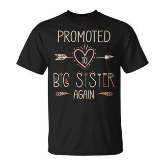 Ascendida A Hermana Mayor Otraez Nueva Hermana Camiseta unisex - Regaloses