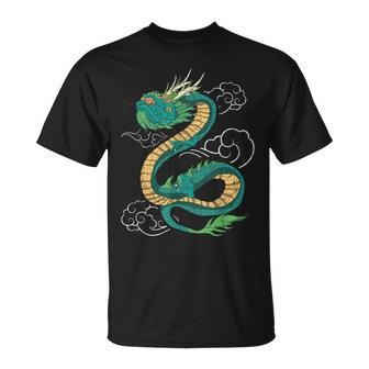 Asie Culture Chinoise Créature Mythique Dragon Chinois T-Shirt - Cadeauxyz