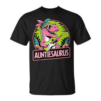 Aunt Dino Auntiesaurus Dinosaur Birthday Auntie New Aunt T-Shirt - Thegiftio UK
