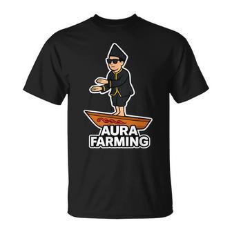 Aura Farming オーラ ウェーブ インドネシアボート ミーム エネルギー バイブ Tシャツ - Kawaiitshirt