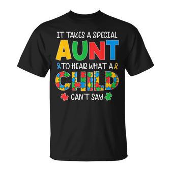 Autism Awareness Month Auntie Special Aunt T-Shirt - Thegiftio UK