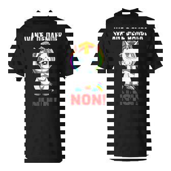 Avant De Demander Non Licorne Grincheux T-Shirt - Cadeauxyz