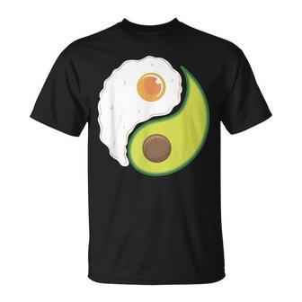 Avocado And Eggs Keto Diet Healthy Eating Yin Yang Yin Yang Tシャツ - Kawaiitshirt