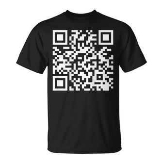 On Back Qr Do I Look Like I Give A Fck Code Saying T-Shirt - Thegiftio UK